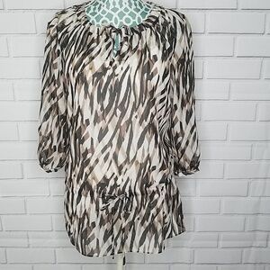 DANA BUCHMAN | SHEER BLOUSE